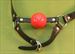 RED BALL GAG with CHIN STRAP - WOW  ~  $15.99